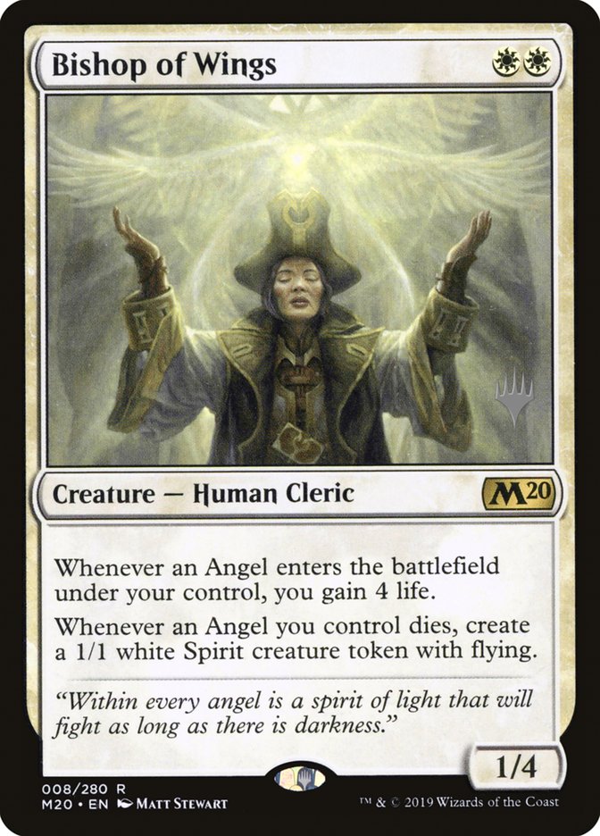 Bishop of Wings (Promo Pack) [Core Set 2020 Promos] | I Want That Stuff Brandon