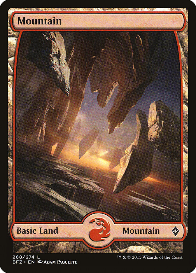 Mountain (268) [Battle for Zendikar] | I Want That Stuff Brandon