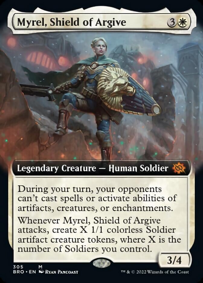 Myrel, Shield of Argive (Extended Art) [The Brothers' War] | I Want That Stuff Brandon