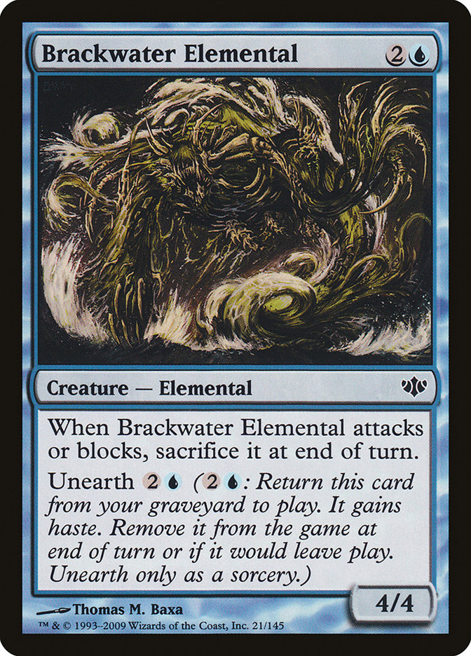 Brackwater Elemental [Conflux] | I Want That Stuff Brandon