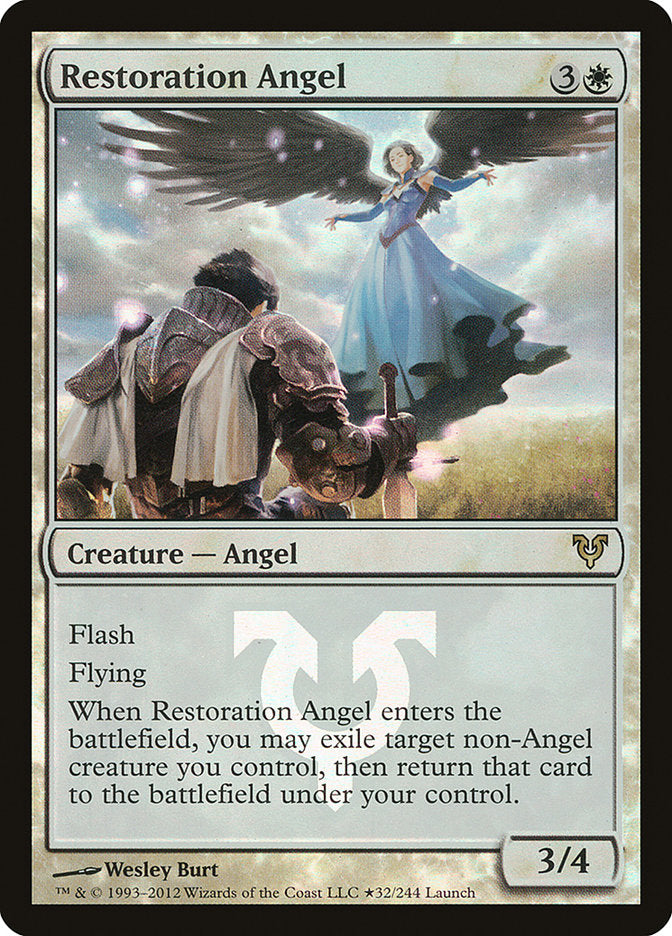 Restoration Angel (Launch) [Avacyn Restored Prerelease Promos] | I Want That Stuff Brandon