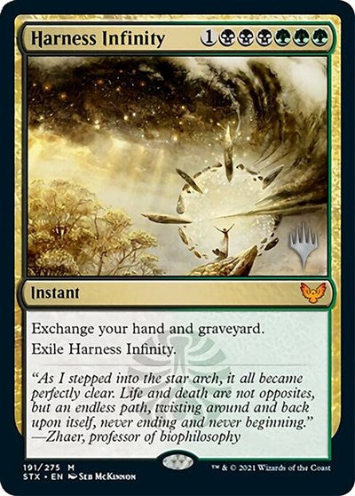 Harness Infinity (Promo Pack) [Strixhaven: School of Mages Promos] | I Want That Stuff Brandon