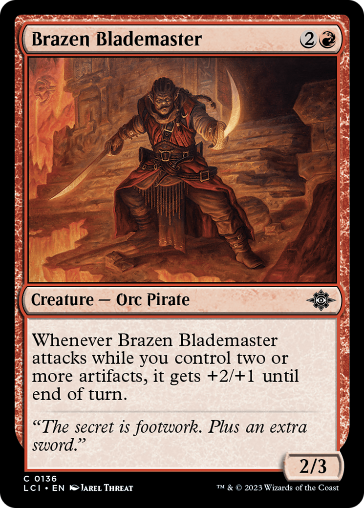 Brazen Blademaster [The Lost Caverns of Ixalan] | I Want That Stuff Brandon