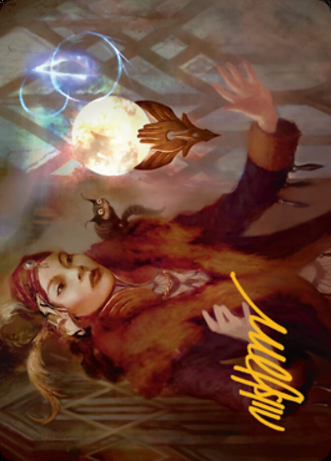 Misfortune Teller Art Card (Gold-Stamped Signature) [Streets of New Capenna Art Series] | I Want That Stuff Brandon