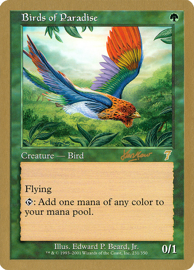 Birds of Paradise (Sim Han How) [World Championship Decks 2002] | I Want That Stuff Brandon