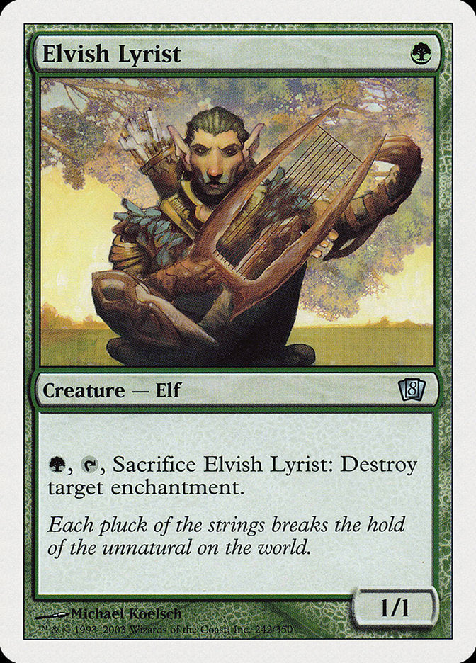 Elvish Lyrist [Eighth Edition] | I Want That Stuff Brandon