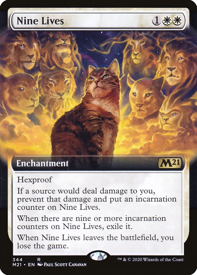 Nine Lives (Extended Art) [Core Set 2021] | I Want That Stuff Brandon