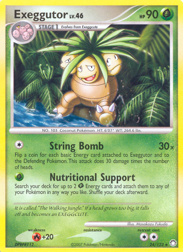 Exeggutor (24/123) [Diamond & Pearl: Mysterious Treasures] | I Want That Stuff Brandon