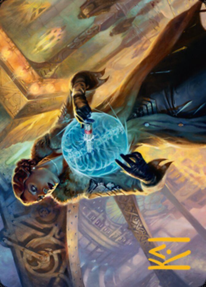 Writ of Return Art Card (Gold-Stamped Signature) [Streets of New Capenna Art Series] | I Want That Stuff Brandon