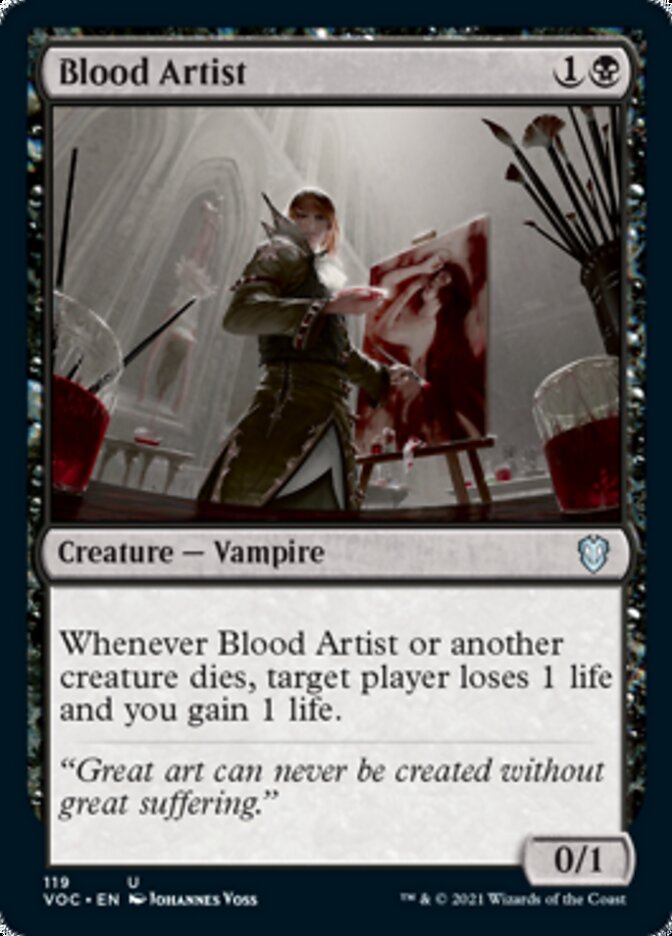 Blood Artist [Innistrad: Crimson Vow Commander] | I Want That Stuff Brandon