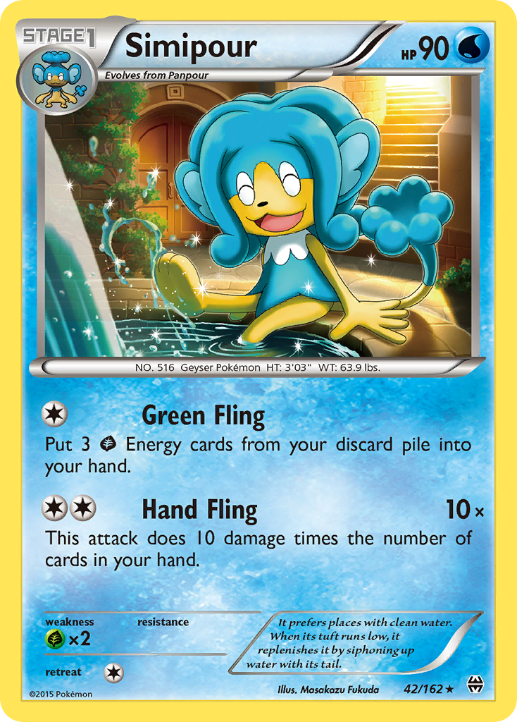 Simipour (42/162) [XY: BREAKthrough] | I Want That Stuff Brandon
