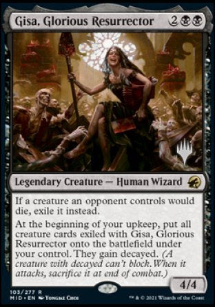 Gisa, Glorious Resurrector (Promo Pack) [Innistrad: Midnight Hunt Promos] | I Want That Stuff Brandon