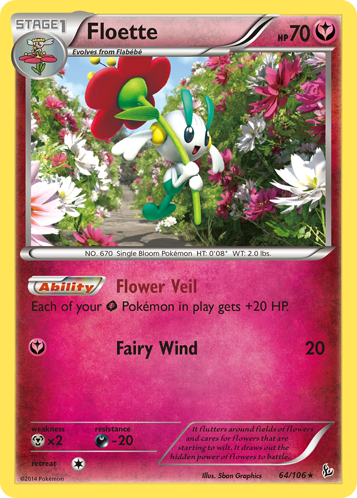 Floette (64/106) [XY: Flashfire] | I Want That Stuff Brandon