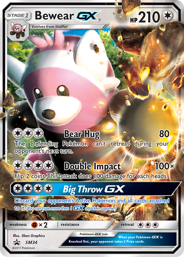 Bewear GX (SM34) [Sun & Moon: Black Star Promos] | I Want That Stuff Brandon