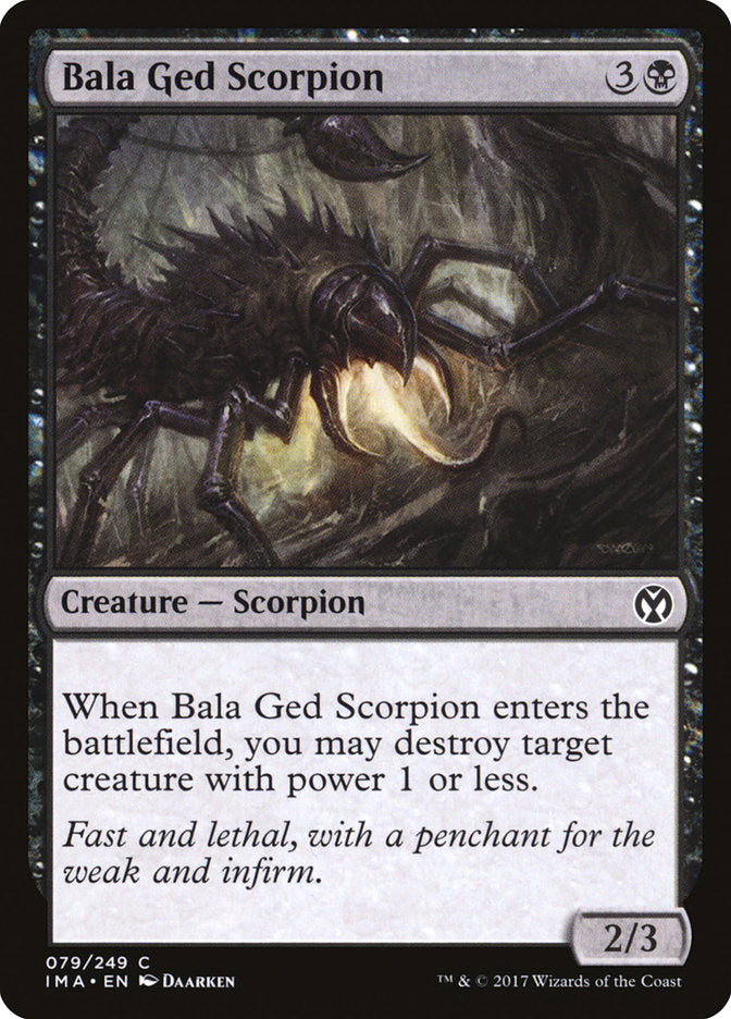 Bala Ged Scorpion [Iconic Masters] | I Want That Stuff Brandon
