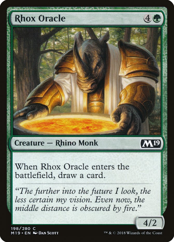 Rhox Oracle [Core Set 2019] | I Want That Stuff Brandon