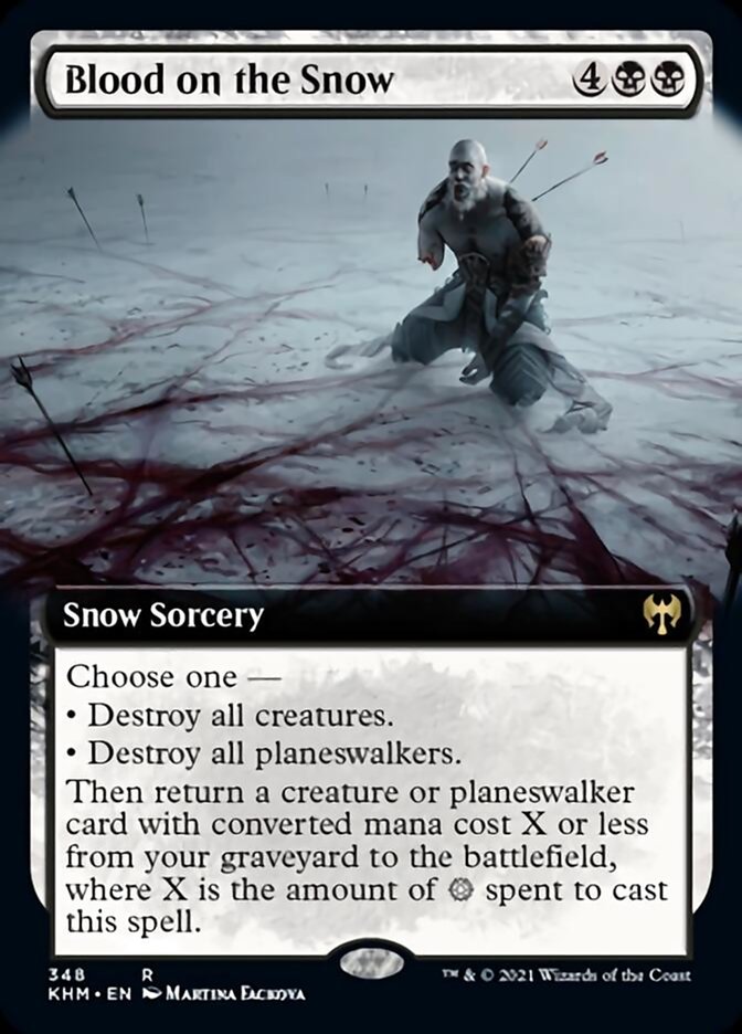 Blood on the Snow (Extended Art) [Kaldheim] | I Want That Stuff Brandon