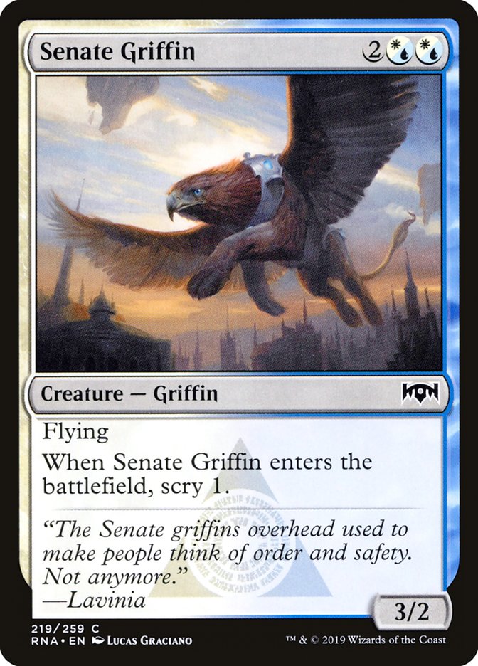 Senate Griffin [Ravnica Allegiance] | I Want That Stuff Brandon