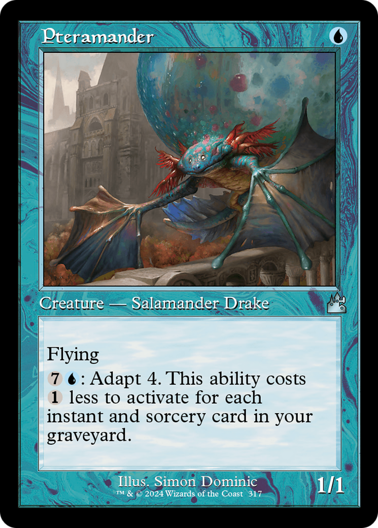 Pteramander (Retro Frame) [Ravnica Remastered] | I Want That Stuff Brandon