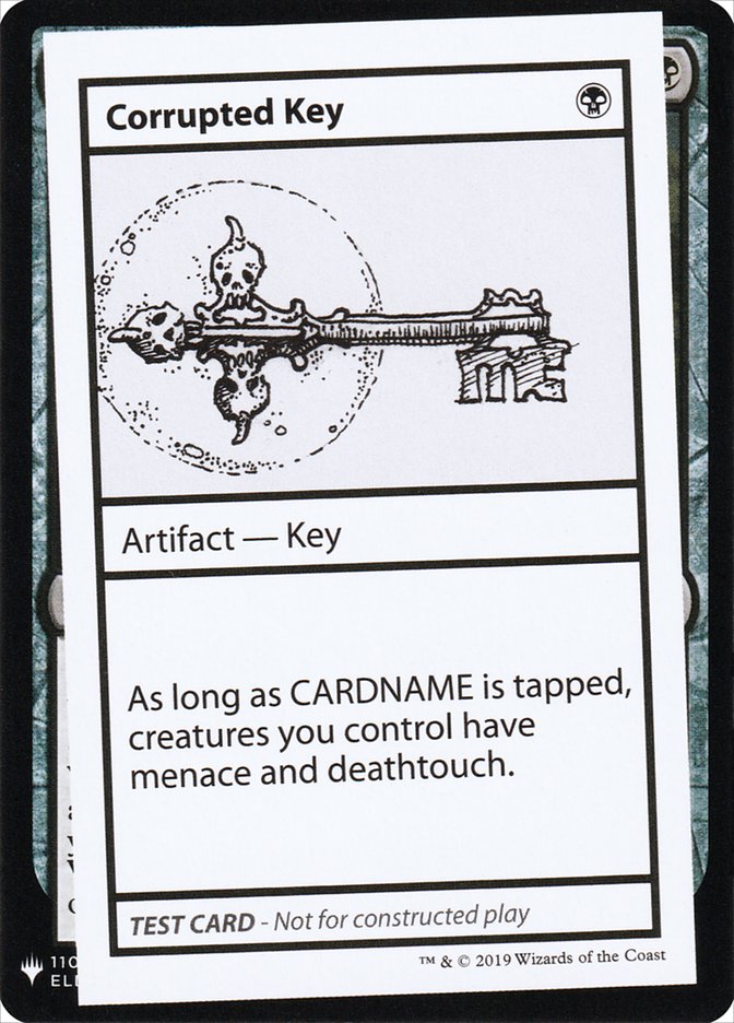 Corrupted Key [Mystery Booster Playtest Cards] | I Want That Stuff Brandon