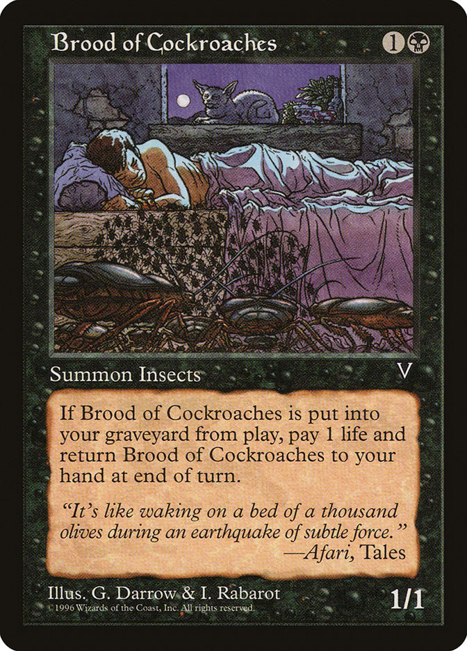 Brood of Cockroaches [Visions] | I Want That Stuff Brandon