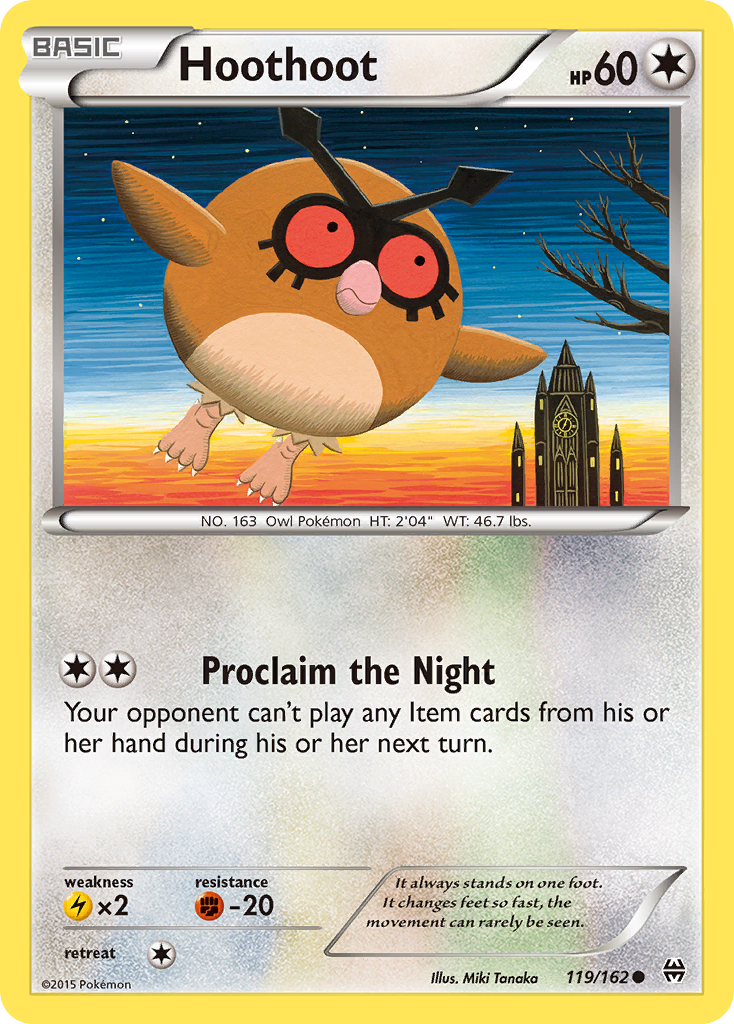 Hoothoot (119/162) [XY: BREAKthrough] | I Want That Stuff Brandon