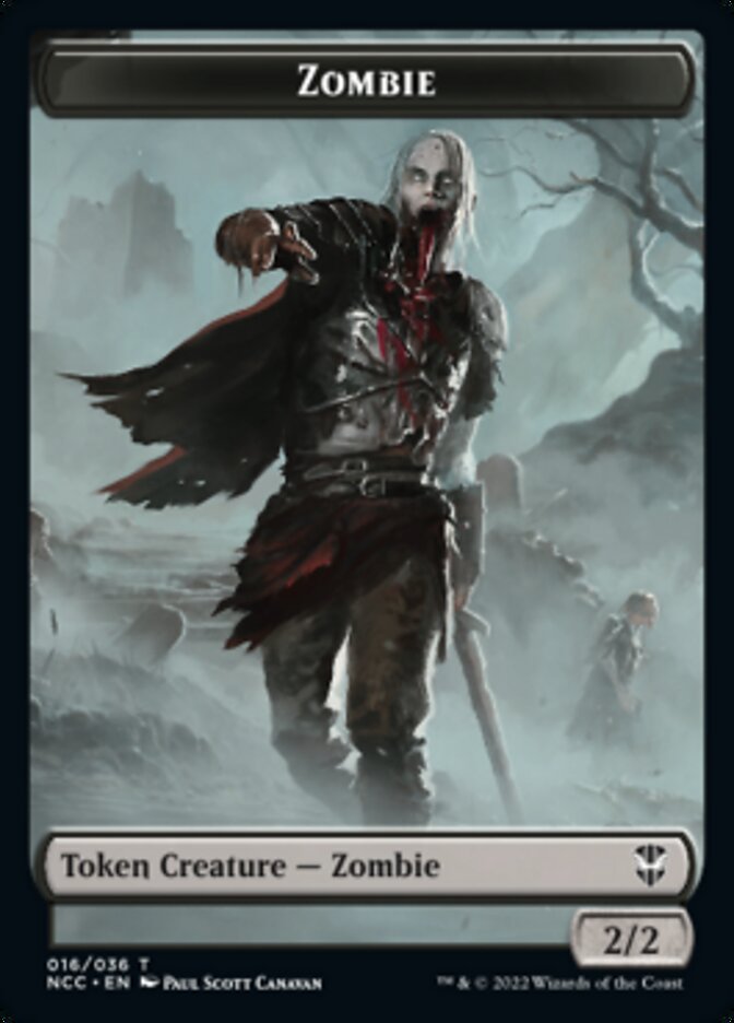 Zombie // Drake Double-Sided Token [Streets of New Capenna Commander Tokens] | I Want That Stuff Brandon