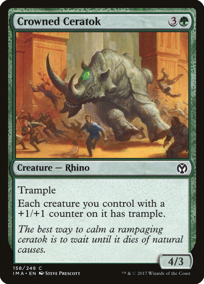 Crowned Ceratok [Iconic Masters] | I Want That Stuff Brandon