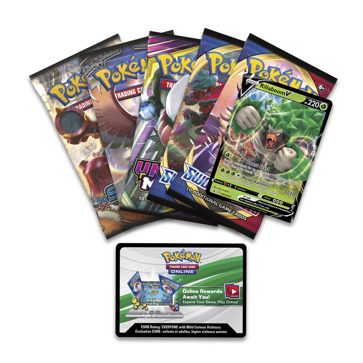 Sword & Shield - Galar Partners Collector's Tin (Rillaboom V) | I Want That Stuff Brandon