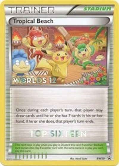 Tropical Beach (BW50) (Top 16) [Black & White: Black Star Promos] | I Want That Stuff Brandon