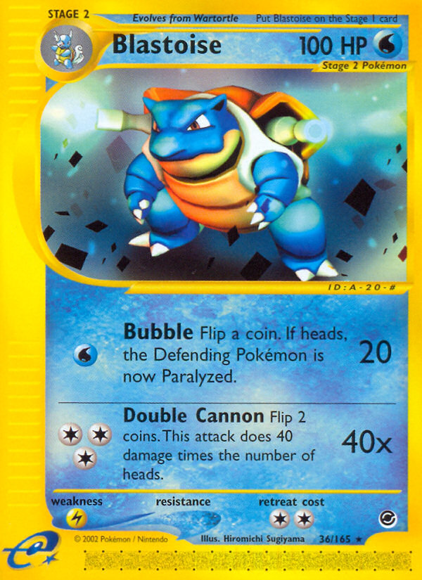 Blastoise (36/165) [Expedition: Base Set] | I Want That Stuff Brandon