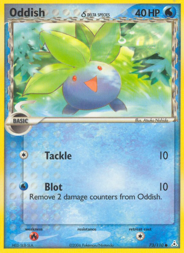 Oddish (73/110) (Delta Species) [EX: Holon Phantoms] | I Want That Stuff Brandon