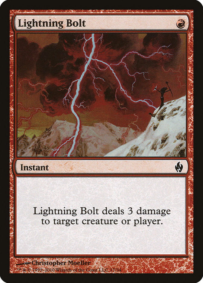 Lightning Bolt [Premium Deck Series: Fire and Lightning] | I Want That Stuff Brandon