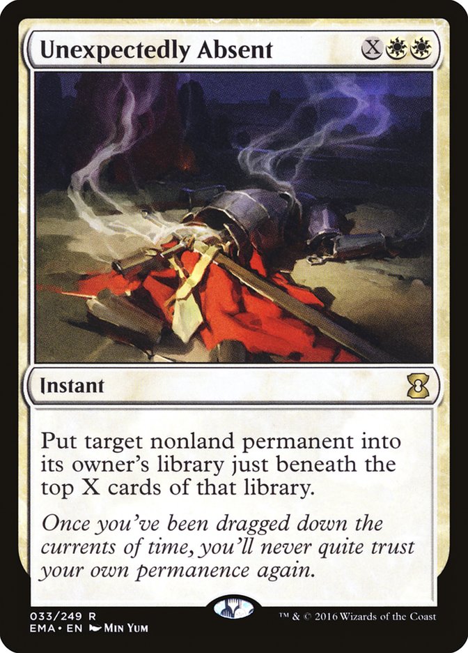 Unexpectedly Absent [Eternal Masters] | I Want That Stuff Brandon