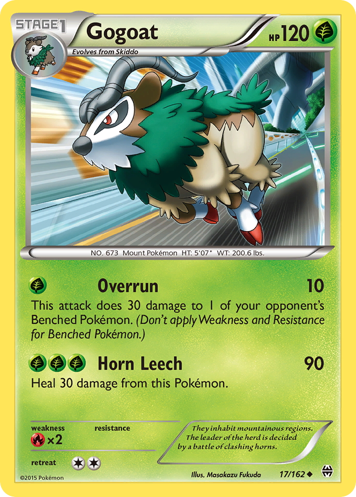 Gogoat (17/162) [XY: BREAKthrough] | I Want That Stuff Brandon