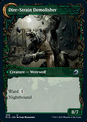 Burly Breaker // Dire-Strain Demolisher (Showcase Equinox) [Innistrad: Midnight Hunt] | I Want That Stuff Brandon