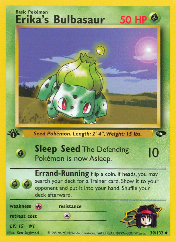 Erika's Bulbasaur (39/132) [Gym Challenge 1st Edition] | I Want That Stuff Brandon