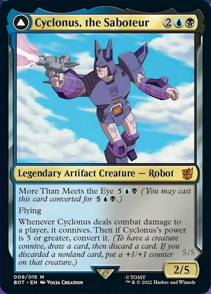 Cyclonus, the Saboteur // Cyclonus, Cybertronian Fighter [Transformers] | I Want That Stuff Brandon