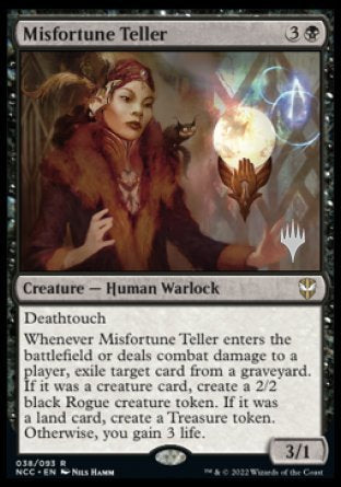 Misfortune Teller (Promo Pack) [Streets of New Capenna Commander Promos] | I Want That Stuff Brandon