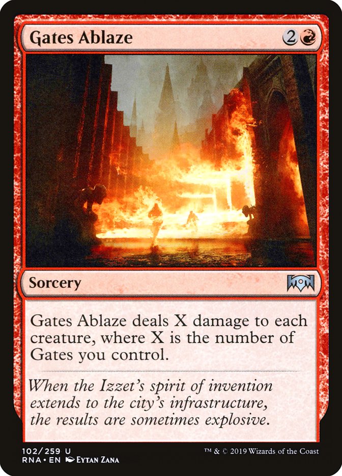 Gates Ablaze [Ravnica Allegiance] | I Want That Stuff Brandon