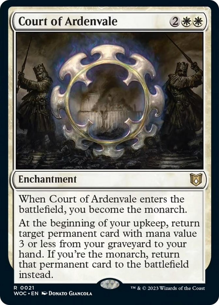 Court of Ardenvale [Wilds of Eldraine Commander] | I Want That Stuff Brandon