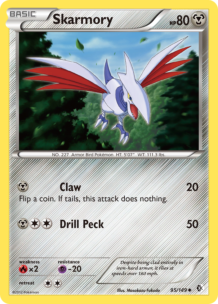 Skarmory (95/149) [Black & White: Boundaries Crossed] | I Want That Stuff Brandon