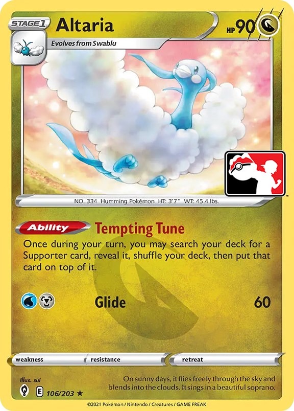 Altaria (106/203) [Prize Pack Series One] | I Want That Stuff Brandon