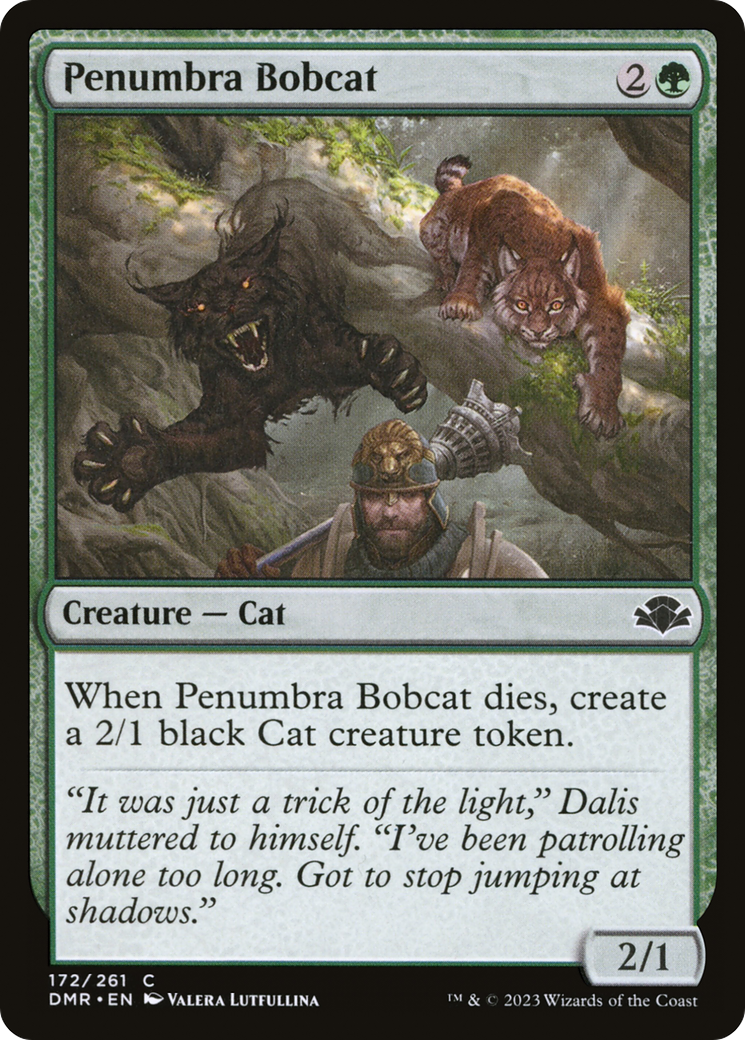 Penumbra Bobcat [Dominaria Remastered] | I Want That Stuff Brandon