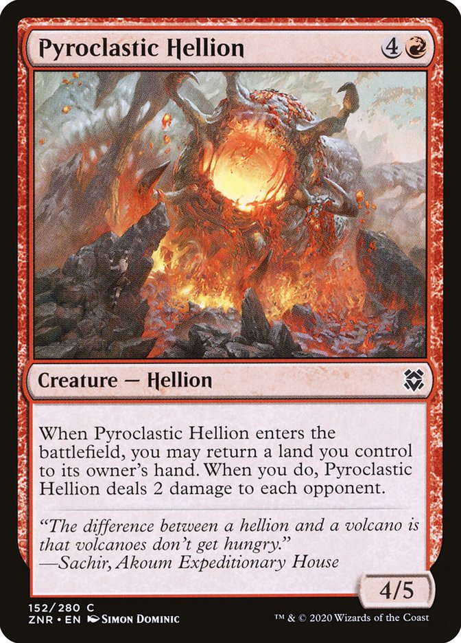 Pyroclastic Hellion [Zendikar Rising] | I Want That Stuff Brandon