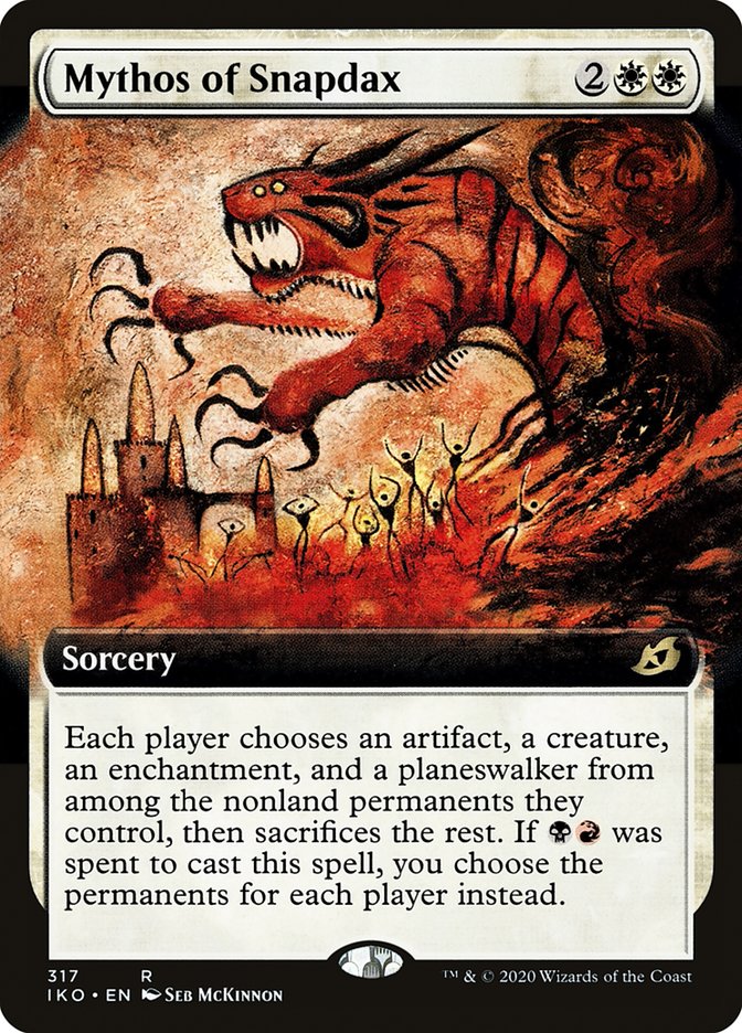 Mythos of Snapdax (Extended Art) [Ikoria: Lair of Behemoths] | I Want That Stuff Brandon