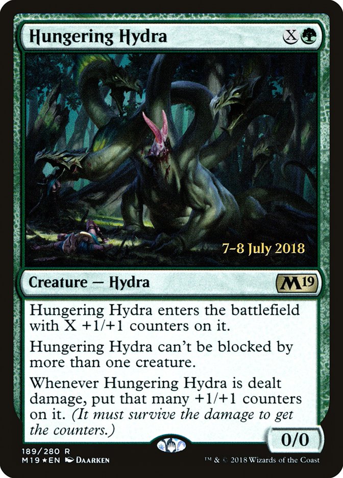 Hungering Hydra [Core Set 2019 Prerelease Promos] | I Want That Stuff Brandon