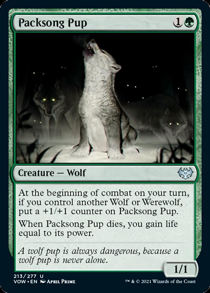 Packsong Pup [Innistrad: Crimson Vow] | I Want That Stuff Brandon