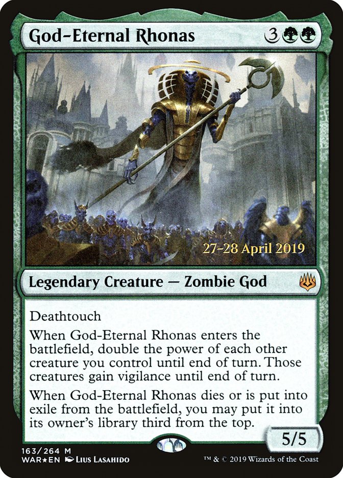 God-Eternal Rhonas [War of the Spark Prerelease Promos] | I Want That Stuff Brandon