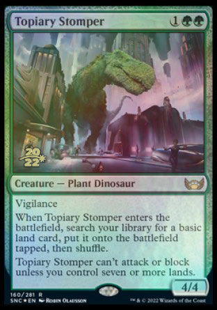 Topiary Stomper [Streets of New Capenna Prerelease Promos] | I Want That Stuff Brandon